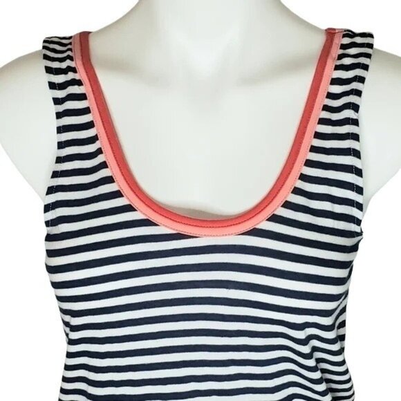 Splendid x Gray Malin Seaside Stripe Scoop Neck Nautical Tank Top - Picture 4 of 6